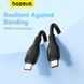 Кабель Baseus Pudding Series Fast Charging Cable Type-C to Type-C 100W 1.2m Cluster Black 108294939 фото 9
