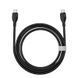 Кабель Baseus Pudding Series Fast Charging Cable Type-C to Type-C 100W 1.2m Cluster Black 108294939 фото 6