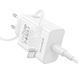 Мережевий зарядний пристрій BOROFONE BA109A Star single port PD40W charger set (C to C) (EU) White 111543054 фото 4