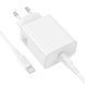 Мережевий зарядний пристрій BOROFONE BA109A Star single port PD40W charger set (C to C) (EU) White 111543054 фото 5