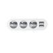 Автомобильное зарядное устройство HOCO Z13 LCD one-pull-three car charger Silver 926342325 фото 5