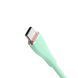 Кабель Vention USB 2.0 C Male to C Male 5A Cable 1M Light Green Silicone Type (TAWGF) 334469871 фото 4