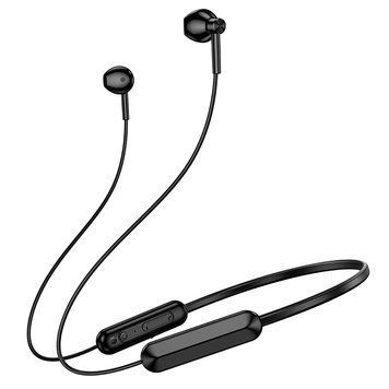 Бездротові спортивні навушники BOROFONE BE70 Light neck-hanging BT earphones obsidian black 609335953 фото