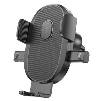 Автодержатель для телефона BOROFONE BH92 Grand one-button car holder(air outlet) Black 511209118 фото