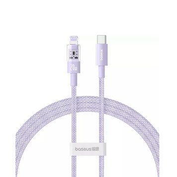 Кабель Baseus Gem Fast-Charging Data Cable USB-C to iP 20W 2m Nebula Purple 697224828 фото