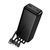 Внешний аккумулятор HOCO J163B Wonderful power bank with 4 cables(30000mAh) Black 105306930 фото