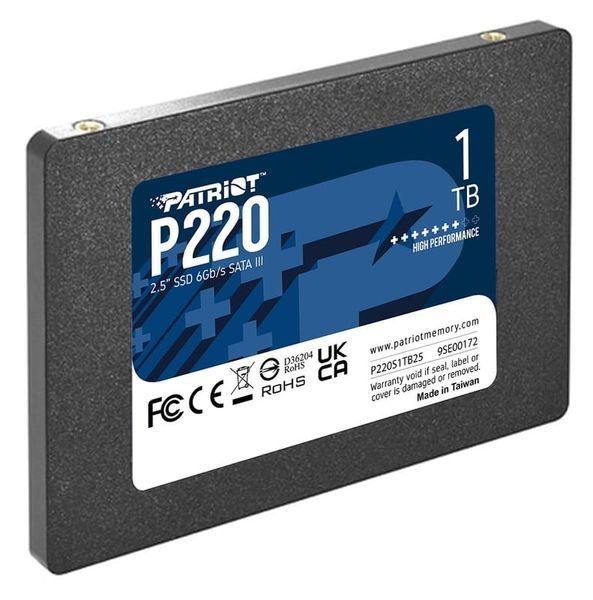 Накопитель SSD Patriot P220 1TB 2.5" 7mm SATAIII 772788284 фото