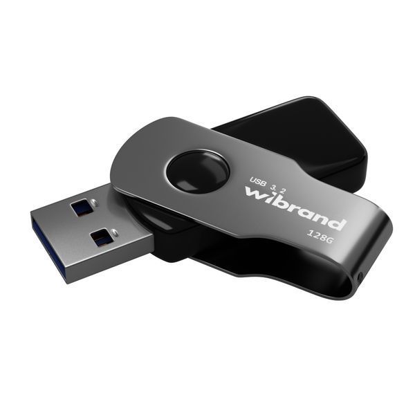 Флеш-накопичувач Wibrand USB 3.2 Gen1 Lizard 128GB Black 727390984 фото