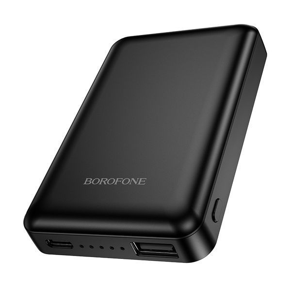Зовнішній акумулятор BOROFONE BJ82 Dawn magnetic power bank(5000mAh) Black 427593488 фото