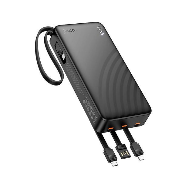 Зовнішній акумулятор HOCO J146A Night tide power bank with 4 cables(20000mAh) 968812033 фото