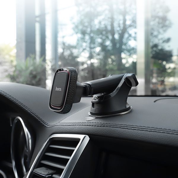 Автодержатель для телефона HOCO CA42 Cool Journey in-car dashboard holder with stretch rod Black/Red 449995950 фото