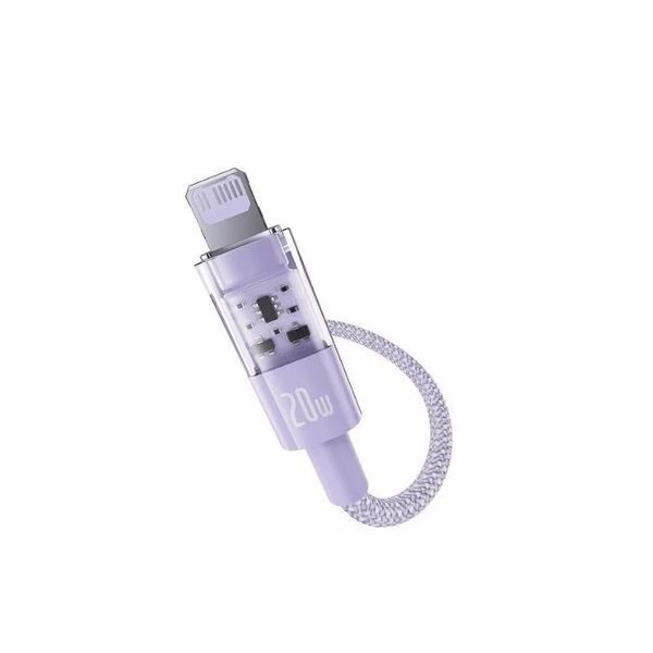 Кабель Baseus Gem Fast-Charging Data Cable USB-C to iP 20W 2m Nebula Purple 697224828 фото