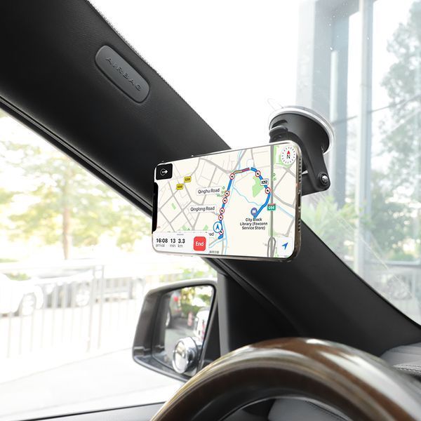 Автодержатель для телефона HOCO CA42 Cool Journey in-car dashboard holder with stretch rod Black/Red 449995950 фото