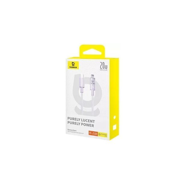 Кабель Baseus Gem Fast-Charging Data Cable USB-C to iP 20W 2m Nebula Purple 697224828 фото