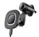 Автодержатель для телефона с БЗУ HOCO HW30 Crown magnetic wireless charging car holder (air outlet) Black Metal Gray 922902942 фото 1