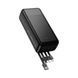 Внешний аккумулятор HOCO J163B Wonderful power bank with 4 cables(30000mAh) Black 105306930 фото 3