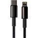 Кабель Baseus Tungsten Gold Fast Charging Data Cable Type-C to iP PD 20W 1m Black 104032307 фото 1