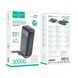 Внешний аккумулятор HOCO J163B Wonderful power bank with 4 cables(30000mAh) Black 105306930 фото 2