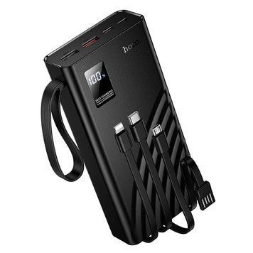 Зовнішній акумулятор HOCO J155 Shine 22.5W+PD20W+light 4-cable power bank(20000mAh) 117208004 фото