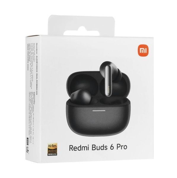 Бездротові навушники TWS Xiaomi Redmi Buds 6 Pro, ANC, IP54, Space Black CN 392510336 фото
