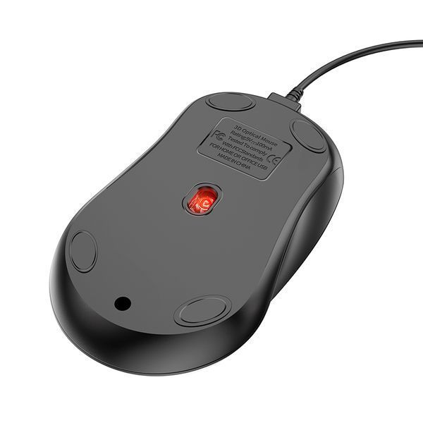 Миша BOROFONE BG4 Business wired mouse Black 797418242 фото
