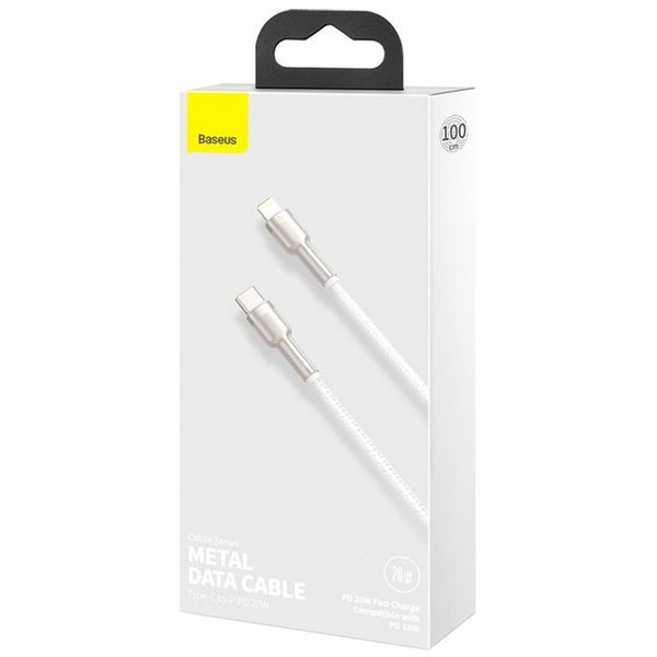 Кабель Baseus Cafule Series Metal Data Cable Type-C to iP PD 20W 1m Green 931325385 фото