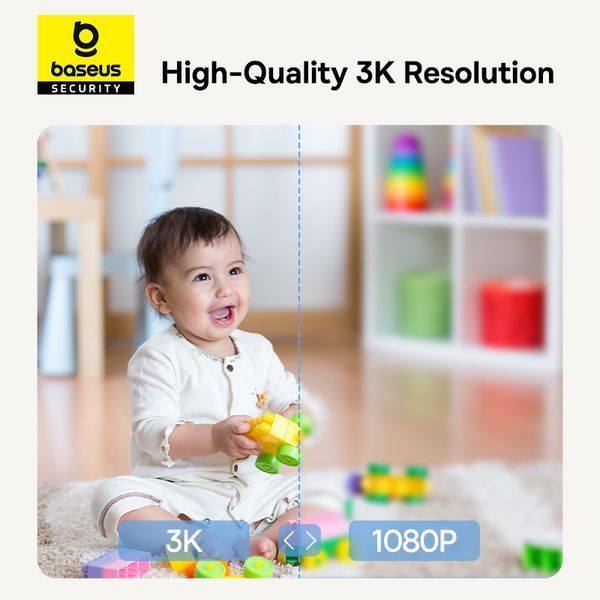 IP-камера видеонаблюдения Baseus Security P1 Indoor Camera 3K White EU 500716270 фото