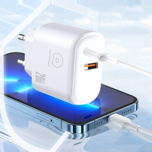 Мережевий зарядний пристрій WUW-C276 PD20W+QC18W 886626847 фото