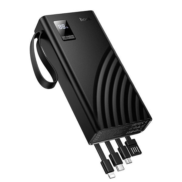 Зовнішній акумулятор HOCO J155 Shine 22.5W+PD20W+light 4-cable power bank(20000mAh) 117208004 фото
