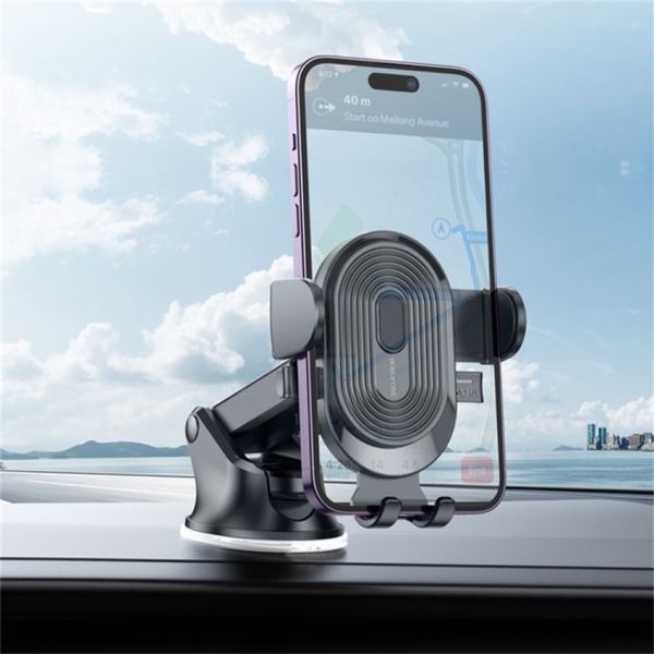 Автодержатель для телефона BOROFONE BH85 Experience one-button car holder(center console) 571528577 фото