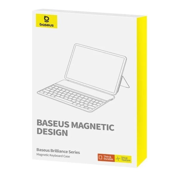 Клавіатура Baseus Brilliance Series Magnetic Keyboard Case for Pad Mini 6 8.3&Prime; Cluster Black (with Simple Series Type-C Cable) 506812886 фото