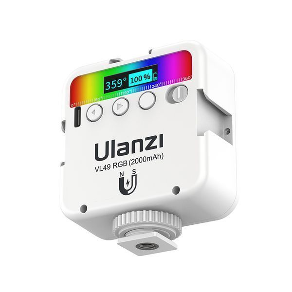 Видеосвет Ulanzi VL49 Rechargeable Mini RGB Light 6W White (2586) 878279125 фото