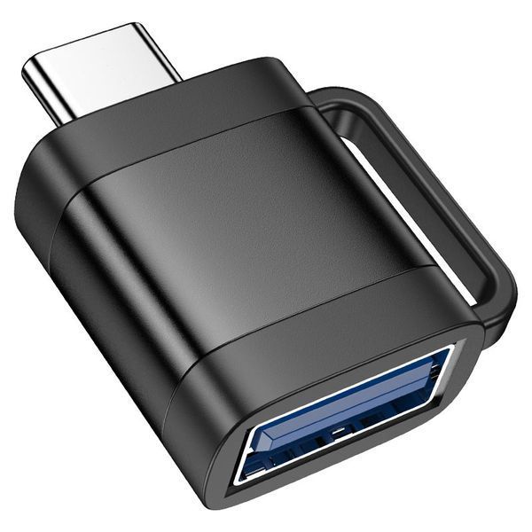 Адаптер HOCO UA31C Type-C male to USB female OTG adapter Black 289423002 фото