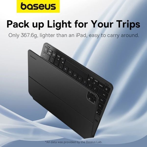 Клавіатура Baseus Brilliance Series Magnetic Keyboard Case for Pad Mini 6 8.3&Prime; Cluster Black (with Simple Series Type-C Cable) 506812886 фото