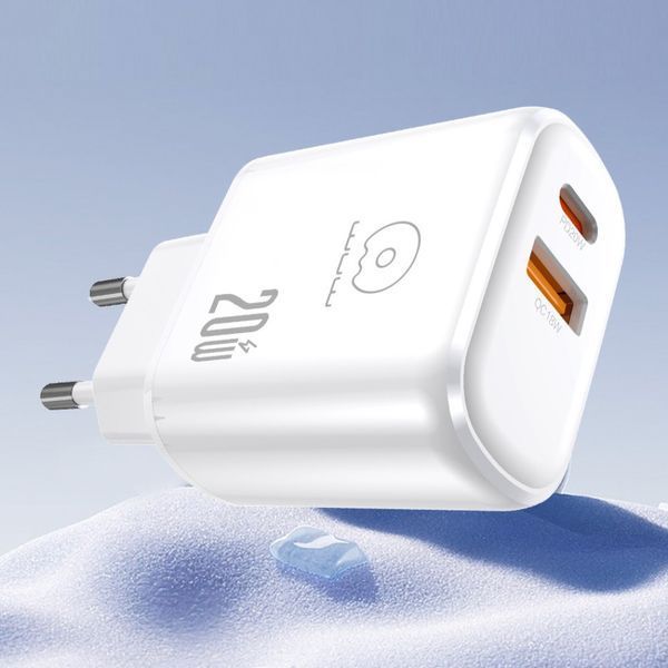 Мережевий зарядний пристрій WUW-C276 PD20W+QC18W 886626847 фото