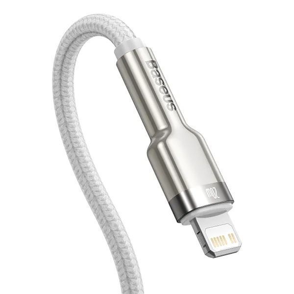 Кабель Baseus Cafule Series Metal Data Cable Type-C to iP PD 20W 1m Green 931325385 фото