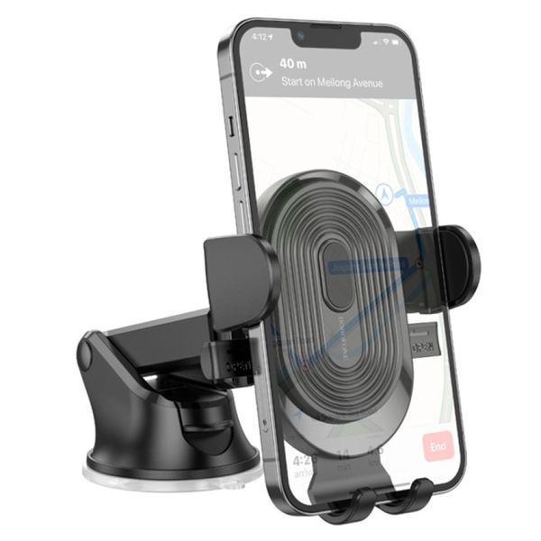 Автодержатель для телефона BOROFONE BH85 Experience one-button car holder(center console) 571528577 фото
