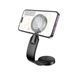 Автотримач для телефона з БЗП HOCO HW29 Totem ring magnetic wireless fast charging car holder (center console) Black Metal Gray 208969241 фото 3