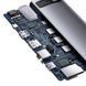 USB-хаб Baseus Metal Gleam Series 12-in-1 Multifunctional Type-C HUB Docking Station Gray 551155174 фото 7