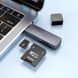 Кардридер HOCO HB45 Spirit 2-in-1 USB 3.0 card reader Metal Gray 278761965 фото 6