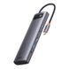 USB-хаб Baseus Metal Gleam Series 12-in-1 Multifunctional Type-C HUB Docking Station Gray 551155174 фото 6