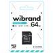 Карта памяти microSDXC (UHS-1) Wibrand 64Gb class 10 (adapter SD) 520013730 фото 2