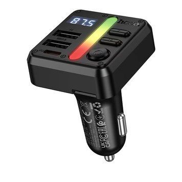 АЗП з FM-модулятором HOCO E89 Libre 45W(1A1C) car BT FM transmitter Black 586018294 фото