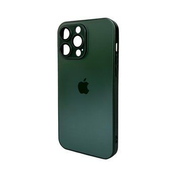Чехол для смартфона AG Glass Matt Frame Color Logo for Apple iPhone 15 Pro Max Cangling Green 998759358 фото