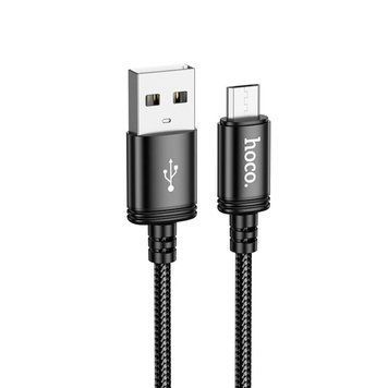 Кабель HOCO X89 Wind charging data cable Micro Black 570950256 фото