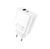 Мережевий зарядний пристрій WUW-C209 45W PD USB-C + USB QC3.0 18W white 576834638 фото