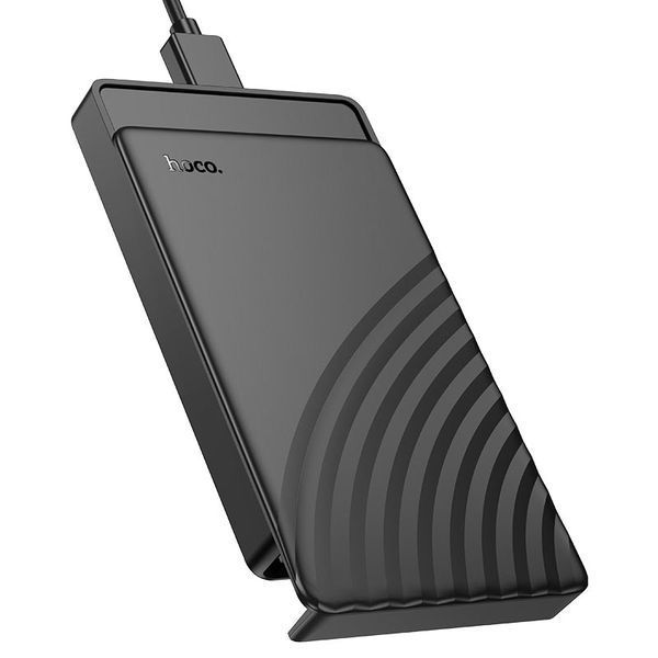 Зовнішня кишеня для накопичувача HOCO HB46 USB3.0 2.5-inch SATA hard drive enclosure Black 890412523 фото