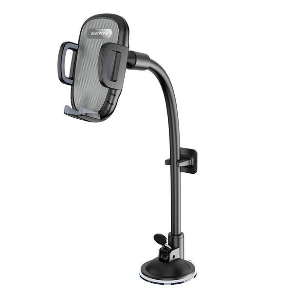 Автодержатель для телефона BOROFONE BH54 Racer windshield car holder Black 914658406 фото
