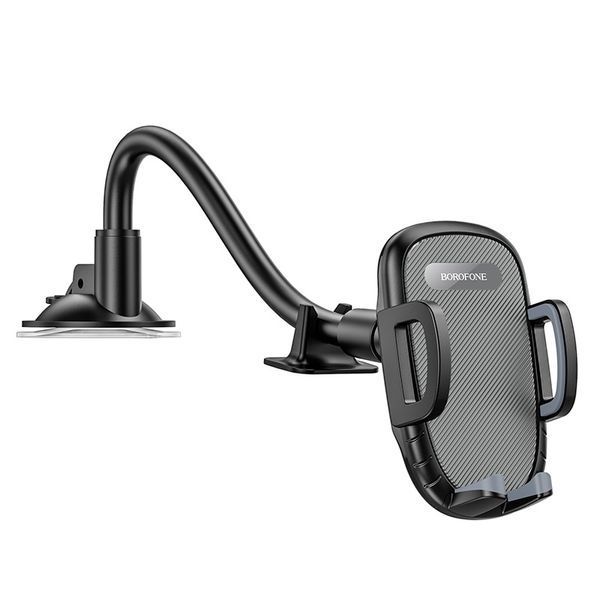 Автодержатель для телефона BOROFONE BH54 Racer windshield car holder Black 914658406 фото