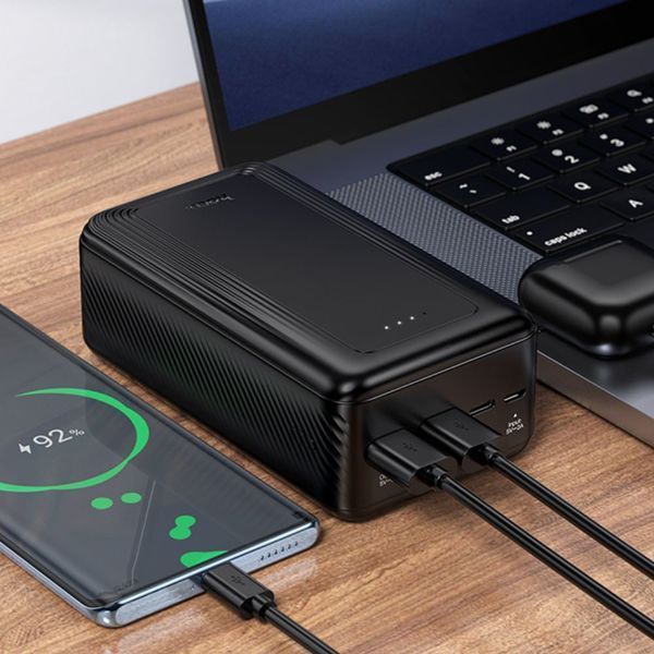 Зовнішній акумулятор HOCO J165B Honey power bank(30000mAh) Black 441685132 фото